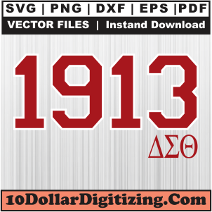 Delta-Sigma-Theta-1913-Sisterhood-Svg