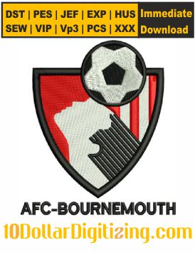 AFC-Bournemouth-Logo-1988-Embroidery-Design