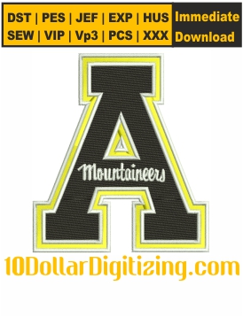 Appalachian-State-University-Logo-Embroidery-Design