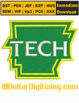 Arkansas-Tech-University-Logo-Embroidery-Design