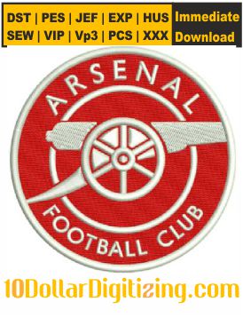 Arsenal-Football-Club-Embroidery-Design