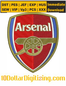 Arsenal-New-Logo-Embroidery-Design