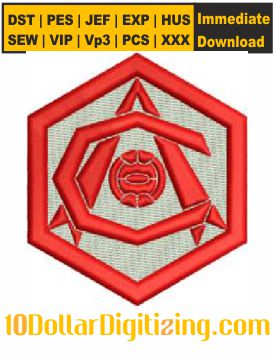 Arsenal-Logo1936-Embroidery-Design