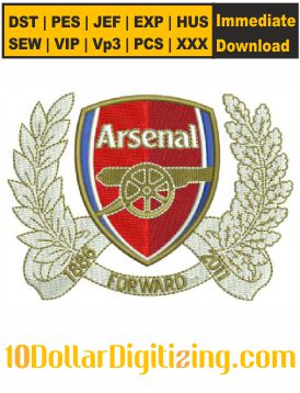 Arsenal-Logo-2011-Embroidery-Design