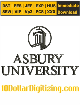 Asbury-University-Logo-Embroidery-Design