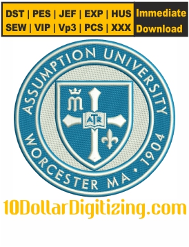 Assumption-University-Logo-Embroidery-Design