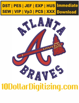 Atlanta-Braves-Logo-Embroidery-Design