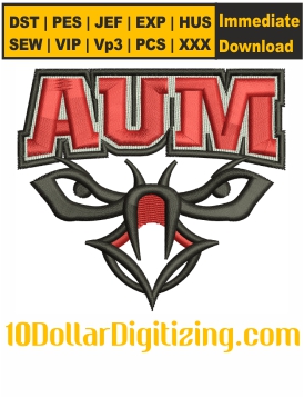 Auburn-University-at-Montgomery-Logo-Embroidery-Design