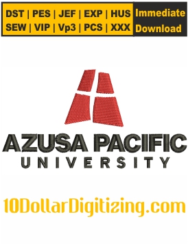 Azusa-Pacific-University-Logo-Embroidery-Design