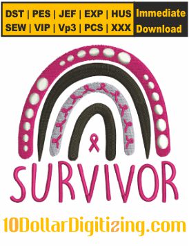 Breast-Cancer-Survivor-Embroidery-Design