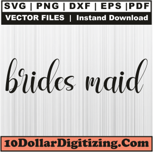 Brides-Maid-Svg