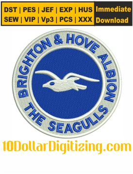 Brighton-and-Hove-Albion-Logo-1980-Embroidery-Design