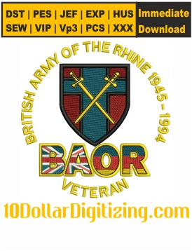 British-Army-of-the-Rhine-Embroidery-Design