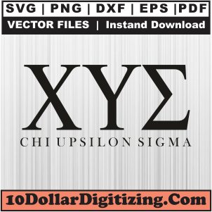 Chi-Upsilon-Sigma-Letter-Svg