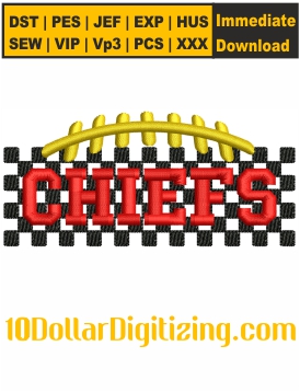 Kc-Chiefs-Logo-Embroidery-Design