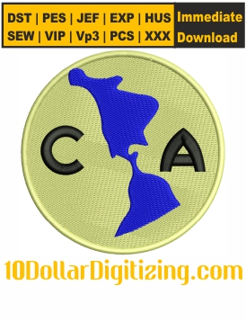 Club-America-Logo-1925-Embroidery-Design