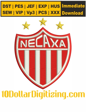 Club-Necaxa-Fc-Embroidery-Design