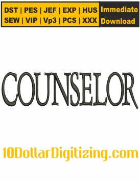 Counselor-Embroidery-Design