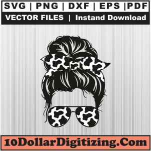 Cow-Print-Messy-Bun-Svg