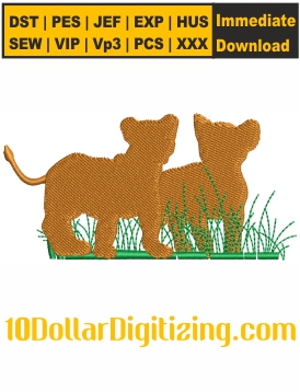 Cute-Lion-Cubs-Embroidery-Design