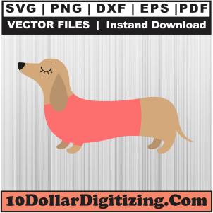 Fancy-Dachshunds-Dog-Svg