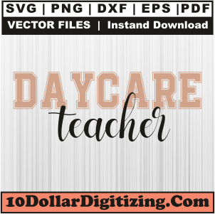 Daycare-Teacher-Svg