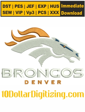 Denver-Broncos-Logo-Embroidery-Design