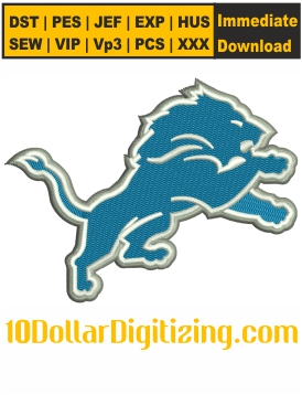 Detroit-Lions-Logo-Embroidery-Design