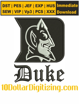 Duke-University-D-Logo-Embroidery-Design