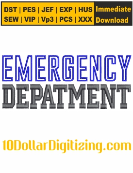 Emergency-Department-Embroidery-Design