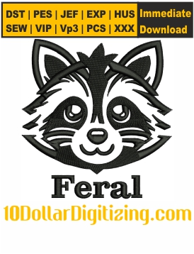 Feral-Raccoon-Embroidery-Design