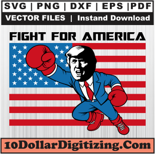 Trump-Fight-For-America-Svg