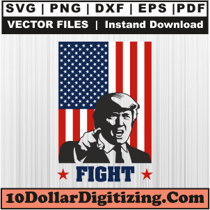 Fight-Trump-Flag-Svg