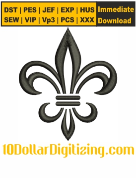 Fleur-De-Lis-Embroidery-Design