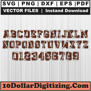 Football-Font-Svg