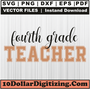 Fourth-Grade-Teacher-Svg