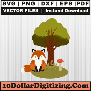 Fox-in-Forest-Svg