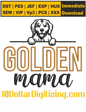 Golden-Retriever-Mama-Embroidery-Design