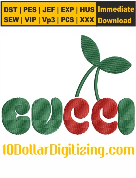 Gucci-Cherry-Logo-Embroidery-Design