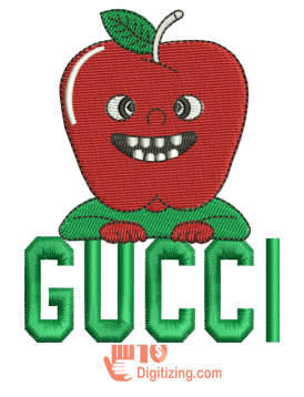 Gucci-Apple-Embroidery-Design