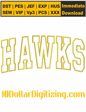 Atlanta-Hawks-Embroidery-Design