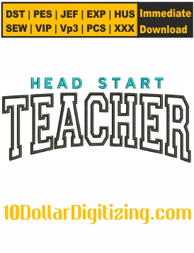 Head-Start-Teacher-Embroidery-Design