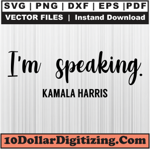 I-Am-Speaking-Kamala-Harris-Black-Svg