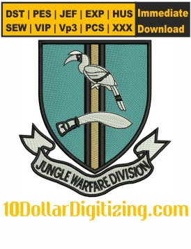 Jungle-Warfare-Division-Embroidery-Design