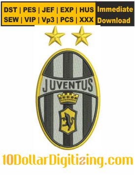 Juventus-Logo-1989-Embroidery-Design