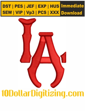 LA-Letters-3D-Puff-Embroidery-Design