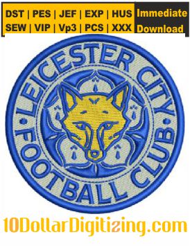 Leicester-City-Football-Club-Embroidery-Design