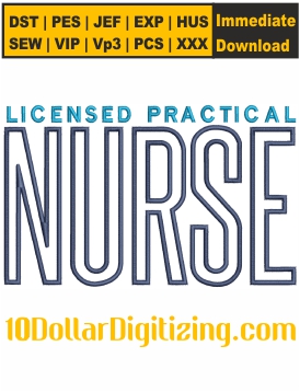 Licensed-Practical-Nurse-Embroidery-Design