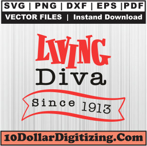 Delta-Sigma-Theta-Living-Diva-Since-1913-Svg