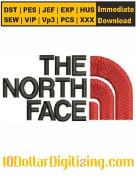 The-North-Face-Logo-Machine-Embroidery-Design